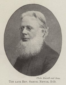 O falecido reverendo Samuel Newth, DD de English Photographer