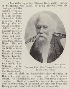 O falecido reverendo Thomas Earle Welby, bispo de Santa Helena de English Photographer