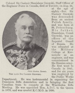 O falecido Sir Casimir Gzowski de English Photographer