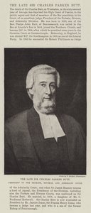 O falecido Sir Charles Parker Butt, Presidente da Probate, Divórcio e Tribunal do Almirantado de English Photographer