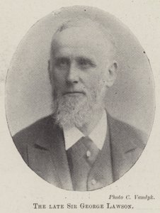 O falecido Sir George Lawson de English Photographer