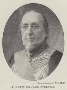O falecido Sir James Stansfeld de English Photographer