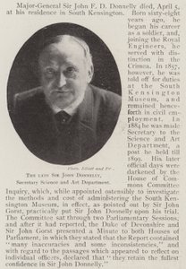 O falecido Sir John Donnelly, Secretário de Ciência e Departamento de Arte de English Photographer