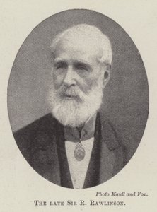 O falecido Sir R Rawlinson de English Photographer