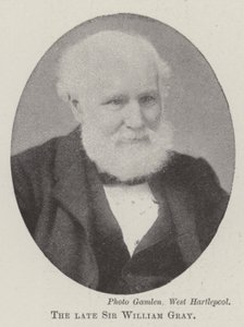 O falecido Sir William Gray de English Photographer