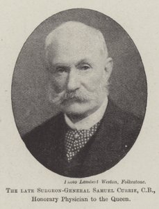 O falecido cirurgião-geral Samuel Currie, CB, médico honorário da rainha de English Photographer