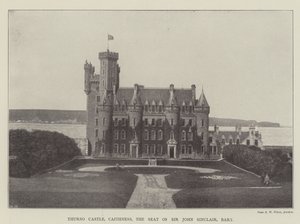 Thurso Castle, Caithness, a sede de Sir John Sinclair, Baronet de English Photographer