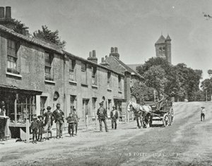Tottenham Lane, Hornsey: elevações frontais, 1893 de English Photographer