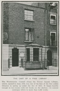 Trevor Square Library, Westminster de English Photographer