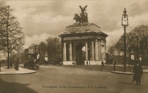 Arco triunfal, colina constituição, londres de English Photographer