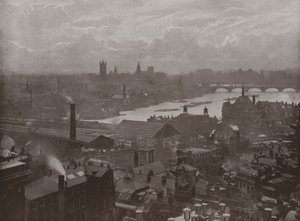 Vista da Galeria de Ouro, St Pauls, olhando para o sudoeste de English Photographer
