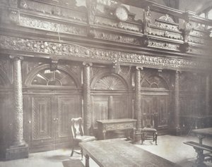 Vista do Grays Inn Hall, em Londres, 1885 de English Photographer