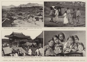 Vistas na capital de Corea, a sede da disputa entre a China e o Japão de English Photographer