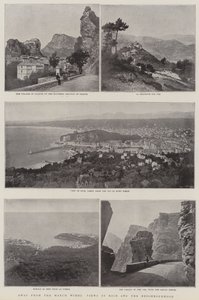 Vistas de Nice e do bairro