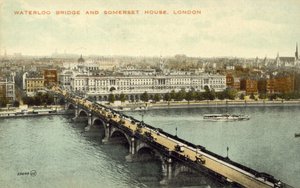 Ponte Waterloo e Somerset House (foto a cores) de English Photographer