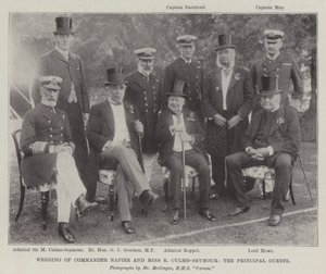 Casamento do Comandante Napier e Miss E Culme-Seymour, os Convidados Principais de English Photographer