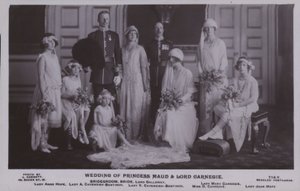 Casamento da Princesa Matilde e do Senhor Carnegie (foto a p/b) de English Photographer