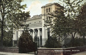Capela Wesleyan, Boston (foto colorida) de English Photographer