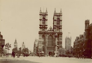 Frente Oeste da Abadia de Westminster de English Photographer