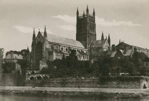 Catedral de Worcester, do sudoeste de English Photographer