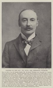 Escritores do dia, Sr. Frederick Wedmore de English Photographer