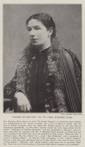 Escritores do Dia, Sra. Humphry Ward de English Photographer
