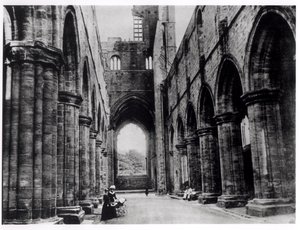 Os visitantes da Abadia de Kirkstall
