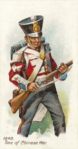 1840, época da guerra chinesa de English School