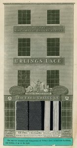 392 Strand, Londres; Geo. Fred. Urling & Co, fabricantes de rendas de English School