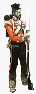 89th. Foot Private 1854 Granadeiro de English School