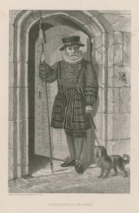 Um Beefeater na torre de English School