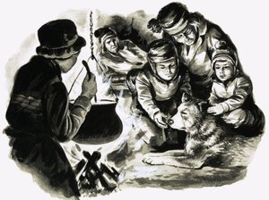 Uma tigela de caldo de English School