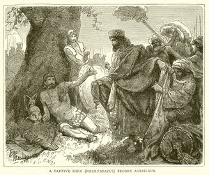 Um rei em cativeiro (Pharnabazus) antes de Agesilaus de English School