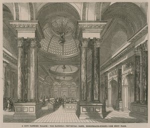 Um palácio bancário da cidade de English School