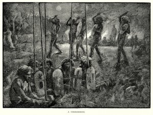 Um Corroboree (gravura) de English School