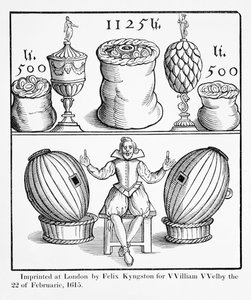 Uma declaração que fixa a data do próximo desenho da Grande Loteria Permanente da Virgínia, impressa por Felix Kyngston para William Welby, Londres, 1615 de English School