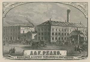 A & F Pears, perfumistas e soapmakers de atacado e exportação de English School