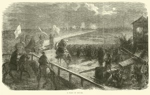 Uma bandeira de trégua, dezembro de 1870 de English School