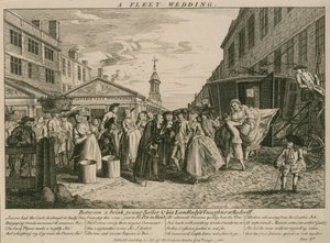 Um casamento de frota entre um marinheiro e sua filha landladys em Rederiff de English School