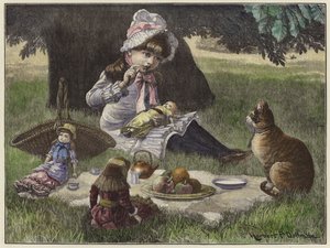 Uma festa de jardim