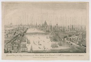 Uma visão geral da cidade de Londres de English School