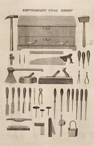 A Gentlemans Tool Chest, do catálogo da Cutler & Co. de English School