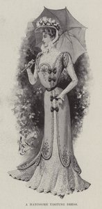 Um Vestido de Visita Bonito (litho) de English School