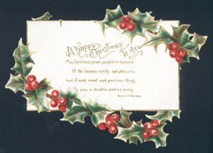 Um feliz Natal para você - cartão de Natal de English School