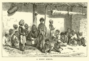Uma escola hindu de English School
