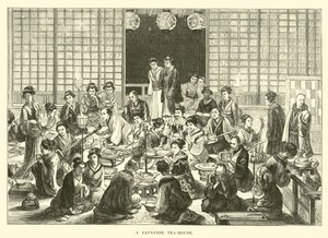 Uma casa de chá japonesa de English School