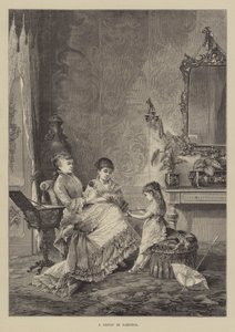 Uma lição de paciência (gravura) de English School