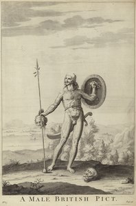 Um macho britânico Pict