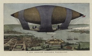 Um novo balão americano de guerra navegável de English School
