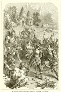 Um centurião romano capturado pelos guerreiros britânicos de English School